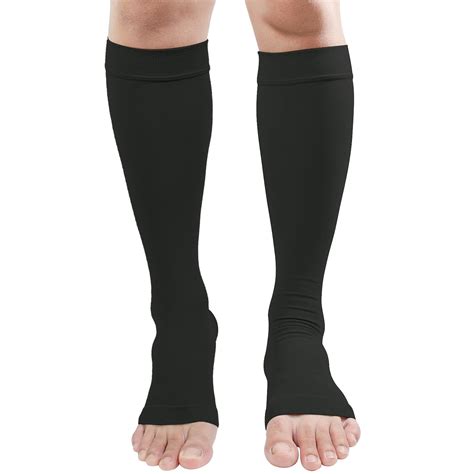 Compression Socks 20 30 Mmhg Graduated Knee Hi Compression Stockings For Unisex Open Toe