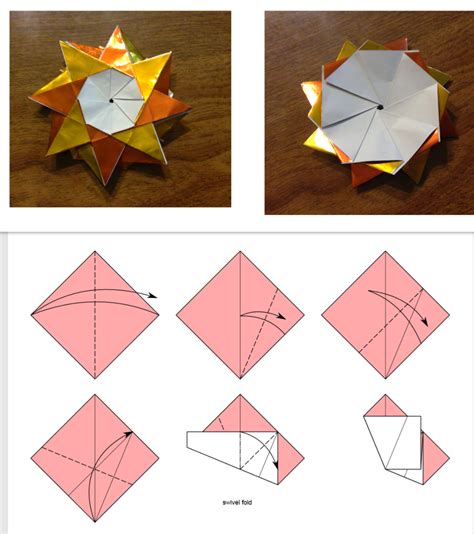 Origami D Modular Star Instructions