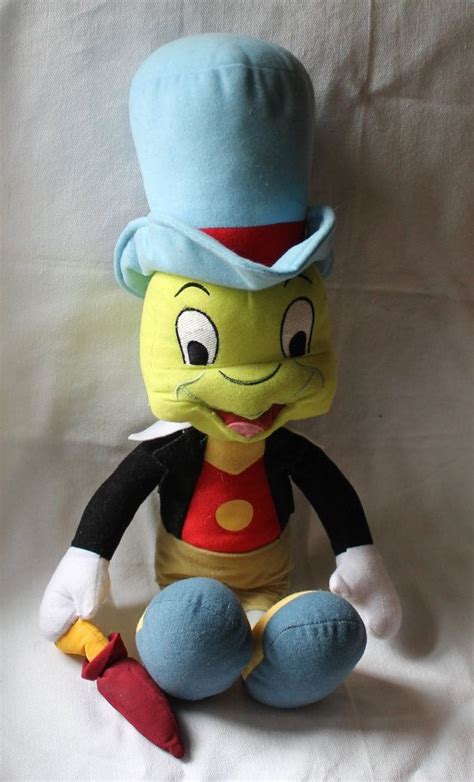 Walt Disneys Jiminy Cricket Large Plush Toy Pinocchio Vintage