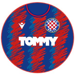 Football Shirt Art Escudos Para Futebol De Mesa Hajduk Split