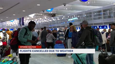 Faa Weather Conditions Cause Flight Delays At Newark Liberty Intl Airport