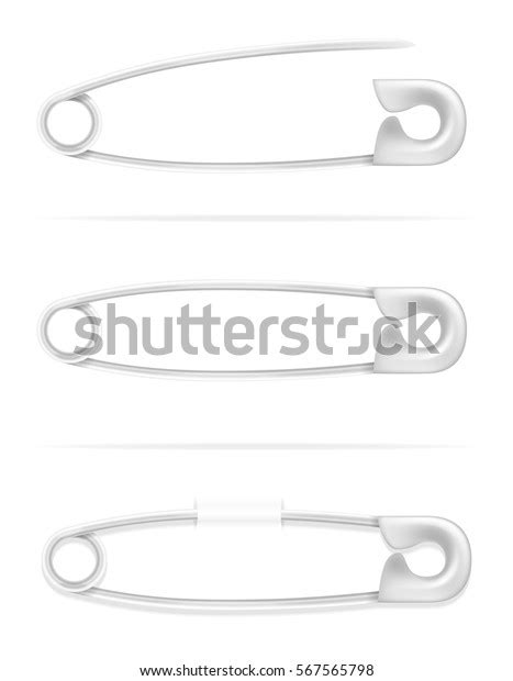 Safety Pin Stock Illustration Isolated On Stock Illustration 567565798