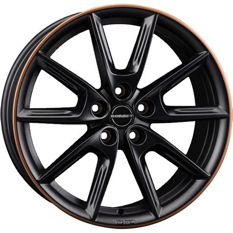 Borbet LX18 Black Matt Rim Copper VERSANDKOSTENFREI Oponeo De