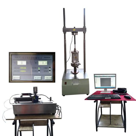 C Kn Full Automatic Triaxial Shear Test Apparatus For Civil