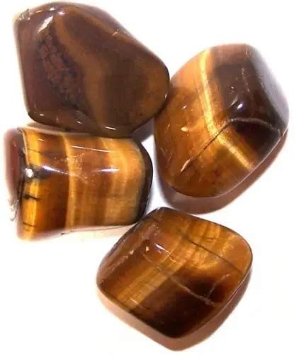 Gold Tigers Eye Crystal Gemstone 20 30mm Healing Tumblestone 1PC In