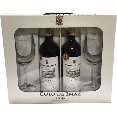 Comprar Vino Coto De Imaz Reserva 2012 Estuche 2 Botellas 2 Copas