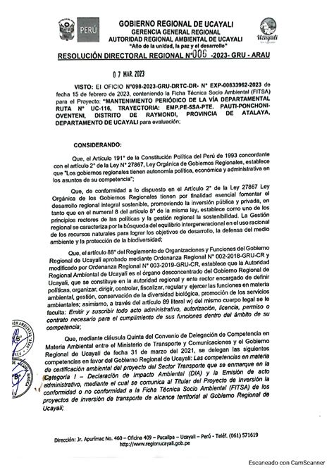 Fitsa Para El Proyecto Mantenimiento Peri Dico De La V A Departamental