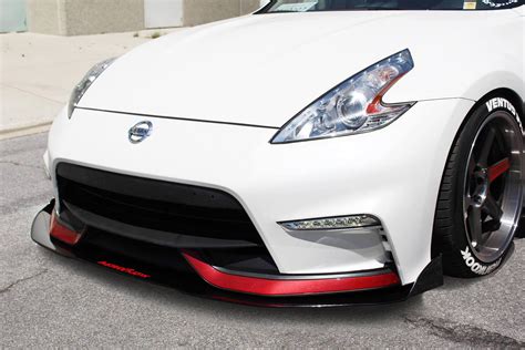 2015 2020 Nissan 370z Splitter V2 Nismo Bumper Aeroflowdynamics