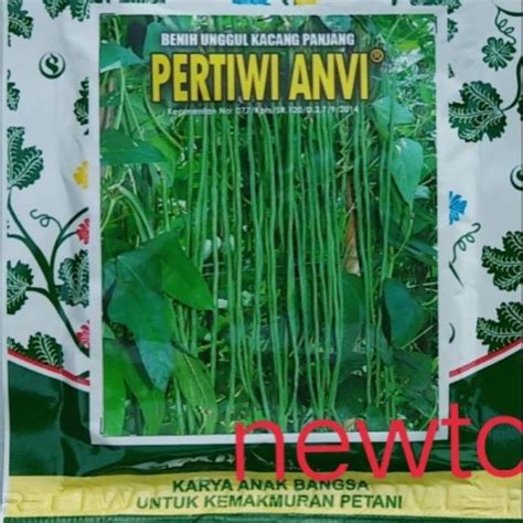 Jual Benih Bibit Kacang Panjang PERTIWI ANVI 100 Butir Smallpack