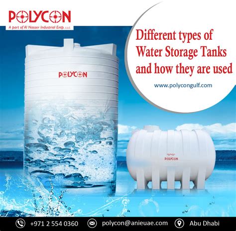 Different types of water storage tanks and how they are used - POLYCON GULF