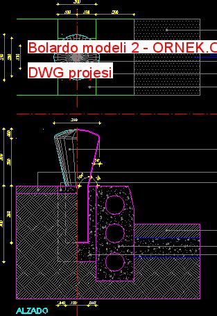 Bolardo Modeli Dwg Projesi Autocad Projeler Hot Sex Picture