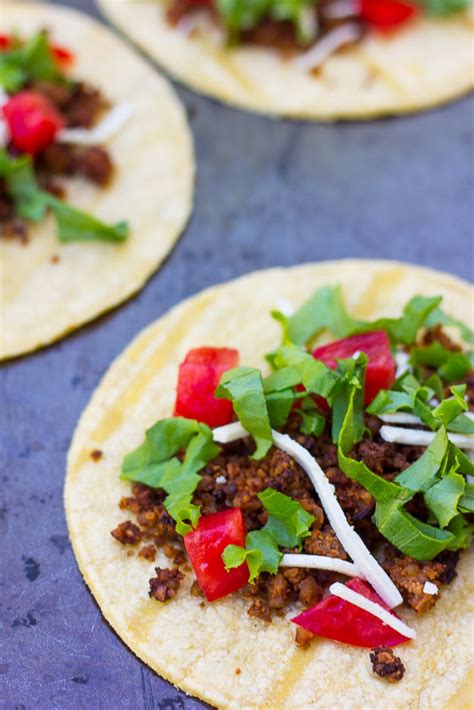 Cauliflower Walnut Mushroom Taco Meat Nora Cooks