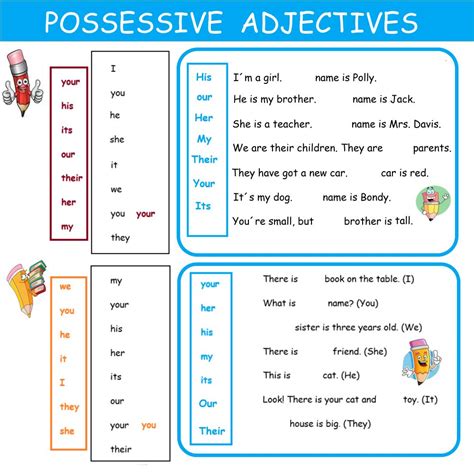 Ficha Interactiva De Possessive Pronouns Para A Posesivos En Ingles Ingles Para Preescolar