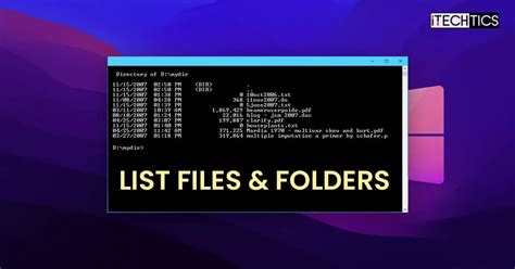 Command Prompt List File Names In Folder At Bret Stephen Blog