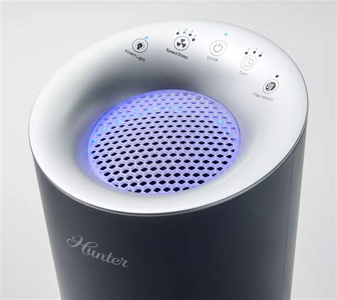 Hunter Digital Tower Air Purifier With EcoSilver And HEPA Filter QVC