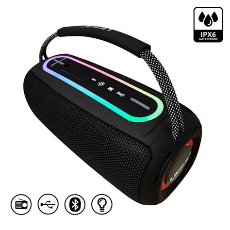 Parlante Portátil Lidimi Bluetooth USB Radio X BASS LD S623 Negro