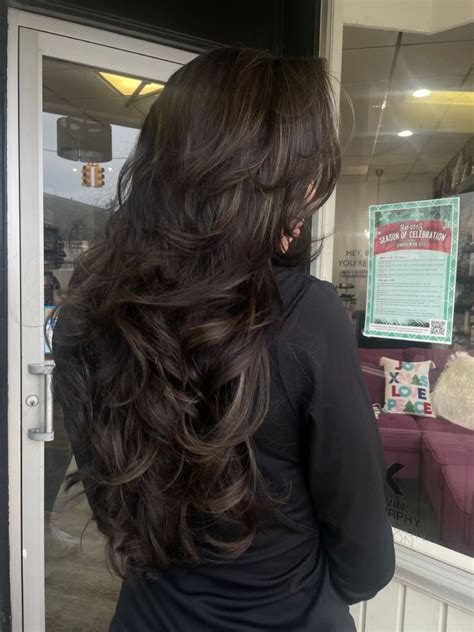 Ashy Chocolate Brunette With Cool Toned Bronze Highlights Chocolate Brunette Hair Styles