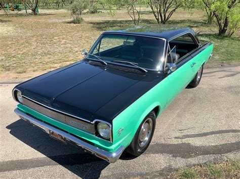 1966 AMC Rambler Rogue 14354 Miles Green And Black Coupe 390 V8 4 Speed