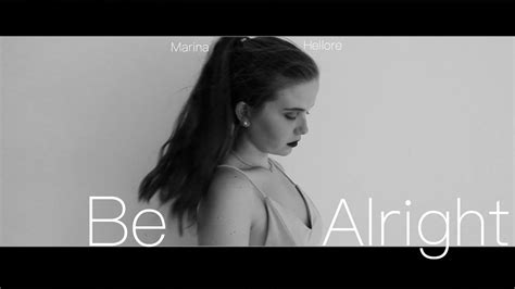 Be Alright Ariana Grande Marina Cover Youtube