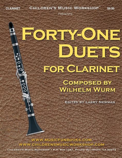 Forty-One Duets for Clarinet - Music Fun Books