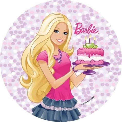 Tort Personalizat Cu Poza Barbie Id 110 Cofetaria Casandra