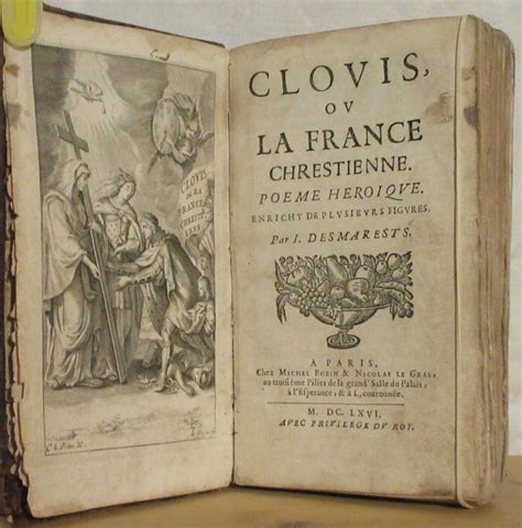 CLOVIS OU LA FRANCE CHRESTIENNE POEME HEROIQUE ENRICHY DE PLUSIEURS