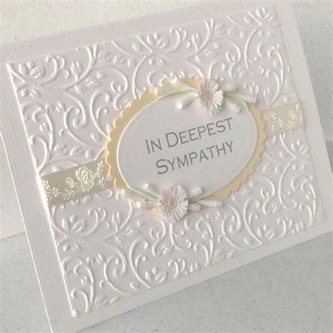 With Deepest Sympathy Handmade Card Quilled The British Craft House