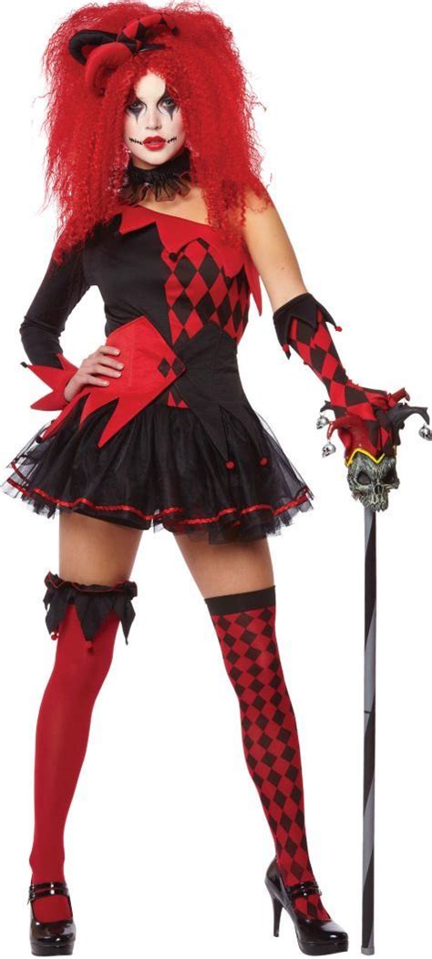 Adult Sexy Jester Costume Party City Carnival Pinterest Jester Costume Costumes And