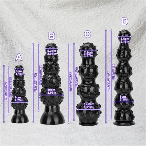 Fantasy Huge Knotted Dildo Butt Plug Anal Plug Suction Cup Dildo