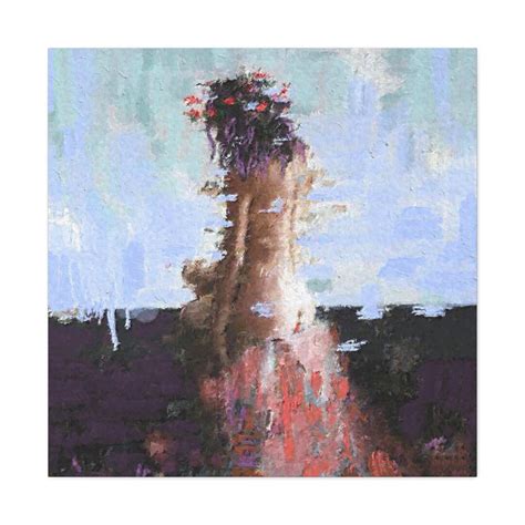 Candle Sunset Sexy Figure Fine Art Nude Female Form Nude Woman Poster Sensual Art Artistic