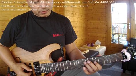 Les A Pentatonic Toonladder Blues Scale Basis Skype Alexmanuputty