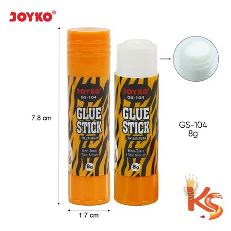 Jual Ks Glue Stick Lem Batang Joyko Gs 104 8gr Shopee Indonesia