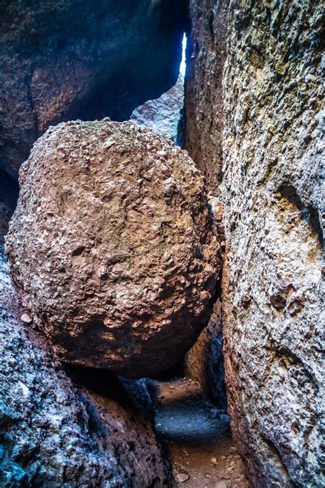 Entrance To Balconies Cave at Pinnacles National Park, California Stock ...