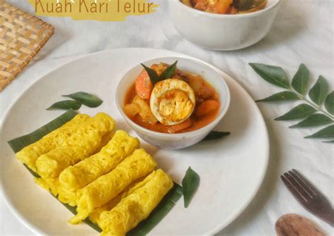 Resep Roti Kirai Kuah Kari Telur Khas Melayu Batam Kepri Oleh Erny