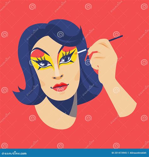 Drag Queen Silhouette Stock Image 300938665