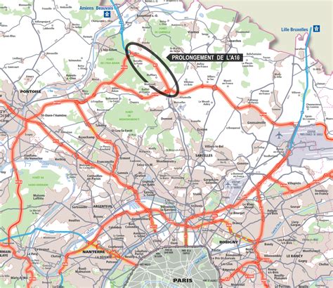 Prolongement de lA16 jusquà la Francilienne pour une continuité du