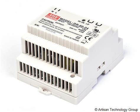 DR-60-24 Mean Well (60 W Single Output Industrial DIN Rail Power Supply ...