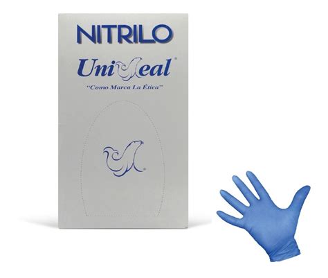 Guante Uniseal Nitrilo Azul