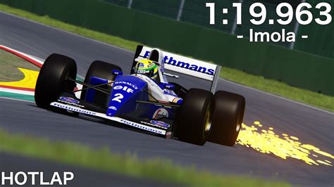 Assetto Corsa Williams FW16 Imola HOTLAP SETUP YouTube