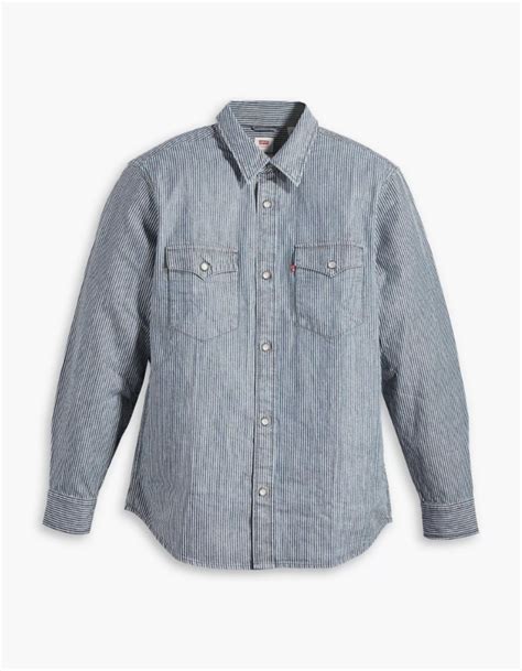 Levis Relaxed Fit Western Shirt Railroad Stripe Garmentory