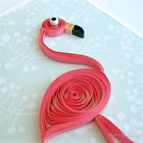 I Really Wanna Learn Quilling And I Especially Wanna Make This Flamingo