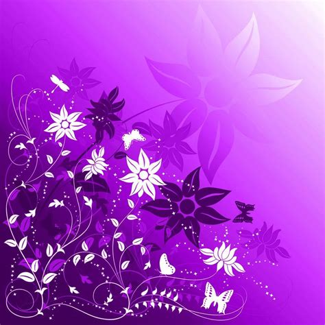 Purple Flowers Backgrounds Wallpaper Cave