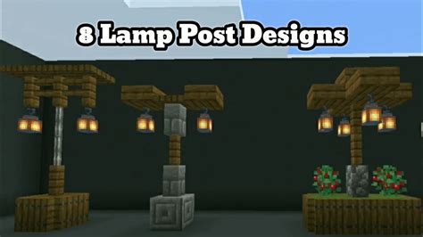 Simple Light Post Minecraft