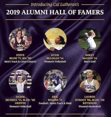 Introducing Cal Lutheran's 2019 Alumni Hall of Fame Class | Cal ...