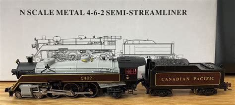 N Scale Model Power 87428 Locomotive Steam 4 6 2 Pacific