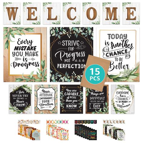 Amazon Decorably Welcome Posters For Classroom 15 Modern