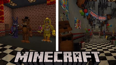 Fnaf Pizzeria Minecraft Java Minecraft Java Recorrido Youtube