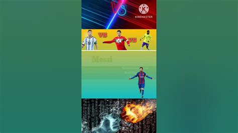 Messi Vs Ronaldo Vs Neymar Jr Ii Comparison Video Ii Shortsfeed Comperison Rell Viral Youtube