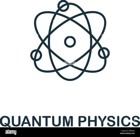 Quantum Physics icon from science collection. Simple line element ...