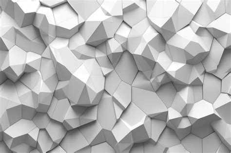 Premium Photo | 3D white abstract